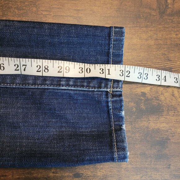 Chico's Jeans Womens 00 R = 2 Skinny Mid Rise Medium Dark Wash Stretch Denim - Picture 8 of 10